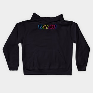 Booyah! Typography Design Kids Hoodie